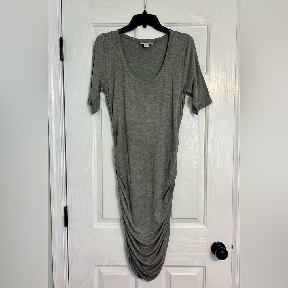Motherhood Gray Maternity Dress
